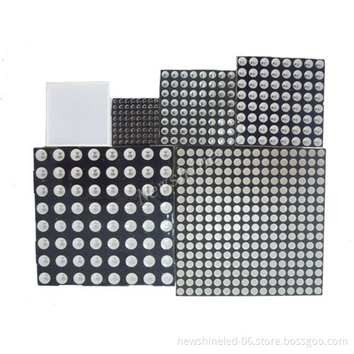 16x16 Red Green Blue LED Matrix Display, 40mm x 40mm